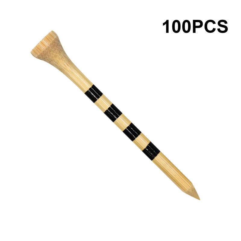 Zivisk Wooden Golf Tees 3-1/4" 100 Count 83mm Natural Color - Image 5